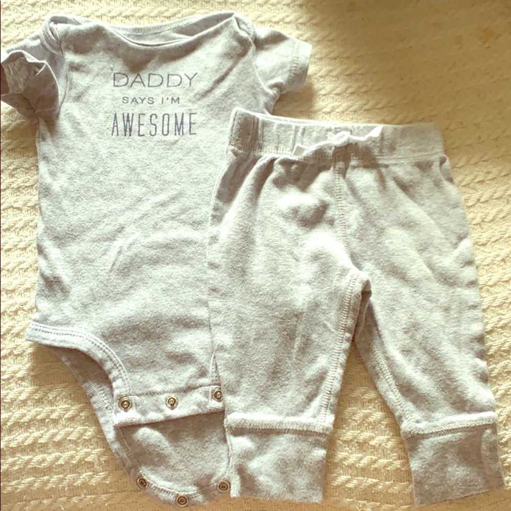 Boys 3 months onesie with pants